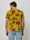 Мужская базовая футболка / осенние листья клён и дуб