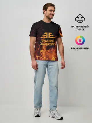 Мужская базовая футболка / Imagine Dragons