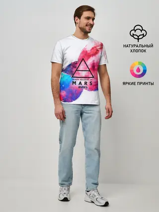 Мужская базовая футболка / 30 Seconds to Mars