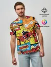 Мужская базовая футболка / Boom Pop Art