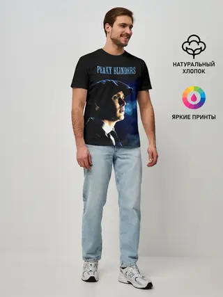 Мужская базовая футболка / Острые козырьки