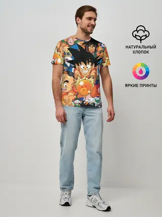 Мужская базовая футболка / Dragon Ball