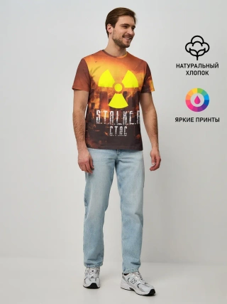 Мужская базовая футболка / S.T.A.L.K.E.R Стас