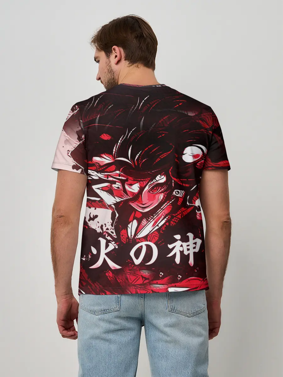 Мужская базовая футболка / КЛИНОК РАССЕКАЮЩИЙ ДЕМОНОВ