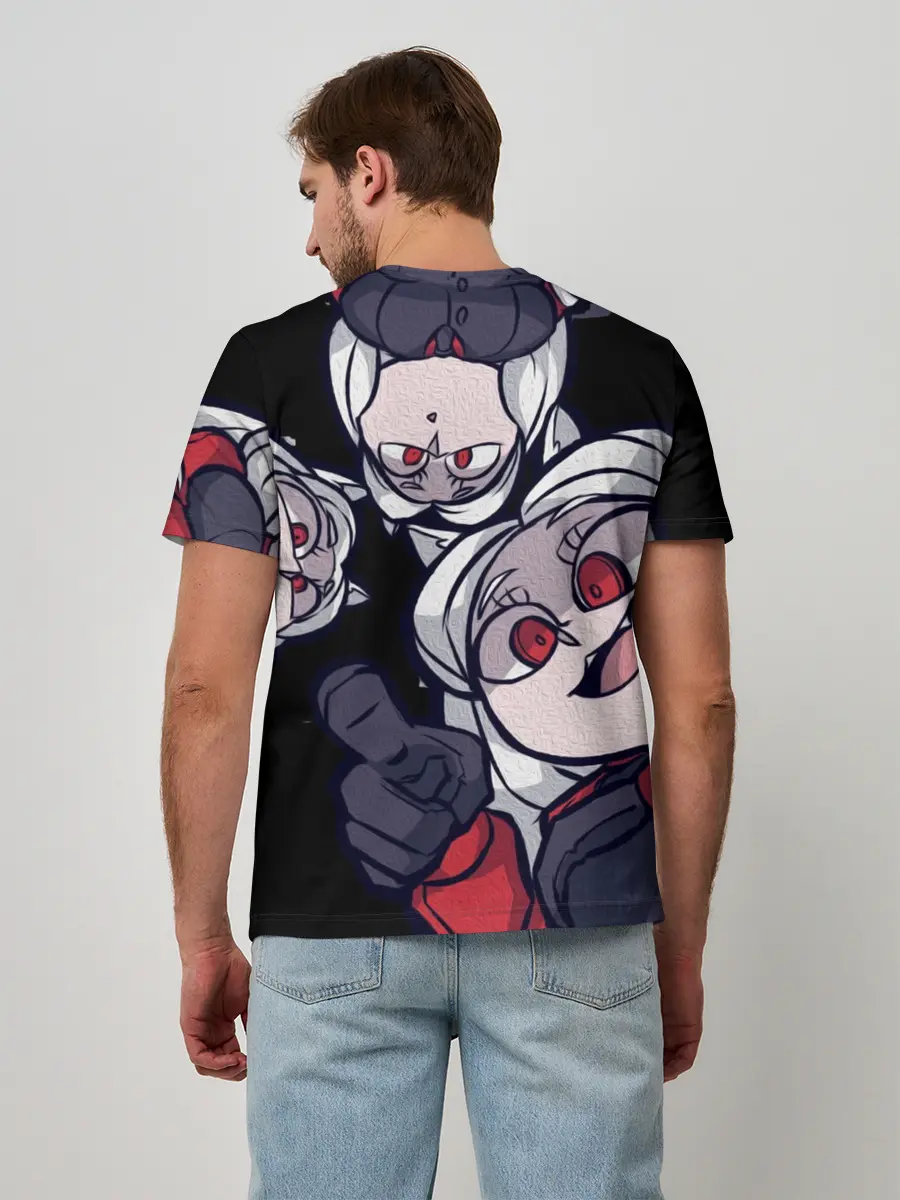 Мужская базовая футболка / Мультяшные герои Helltaker