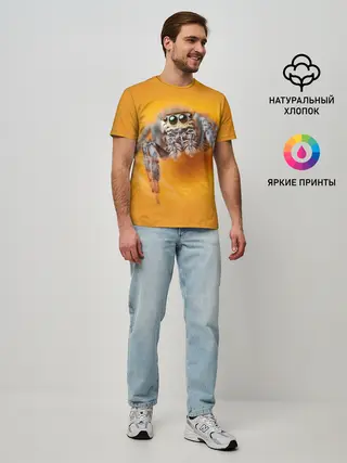 Мужская базовая футболка / ПАУК / SPIDER