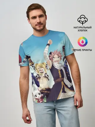 Мужская базовая футболка / Все песонажи Хвост Феи