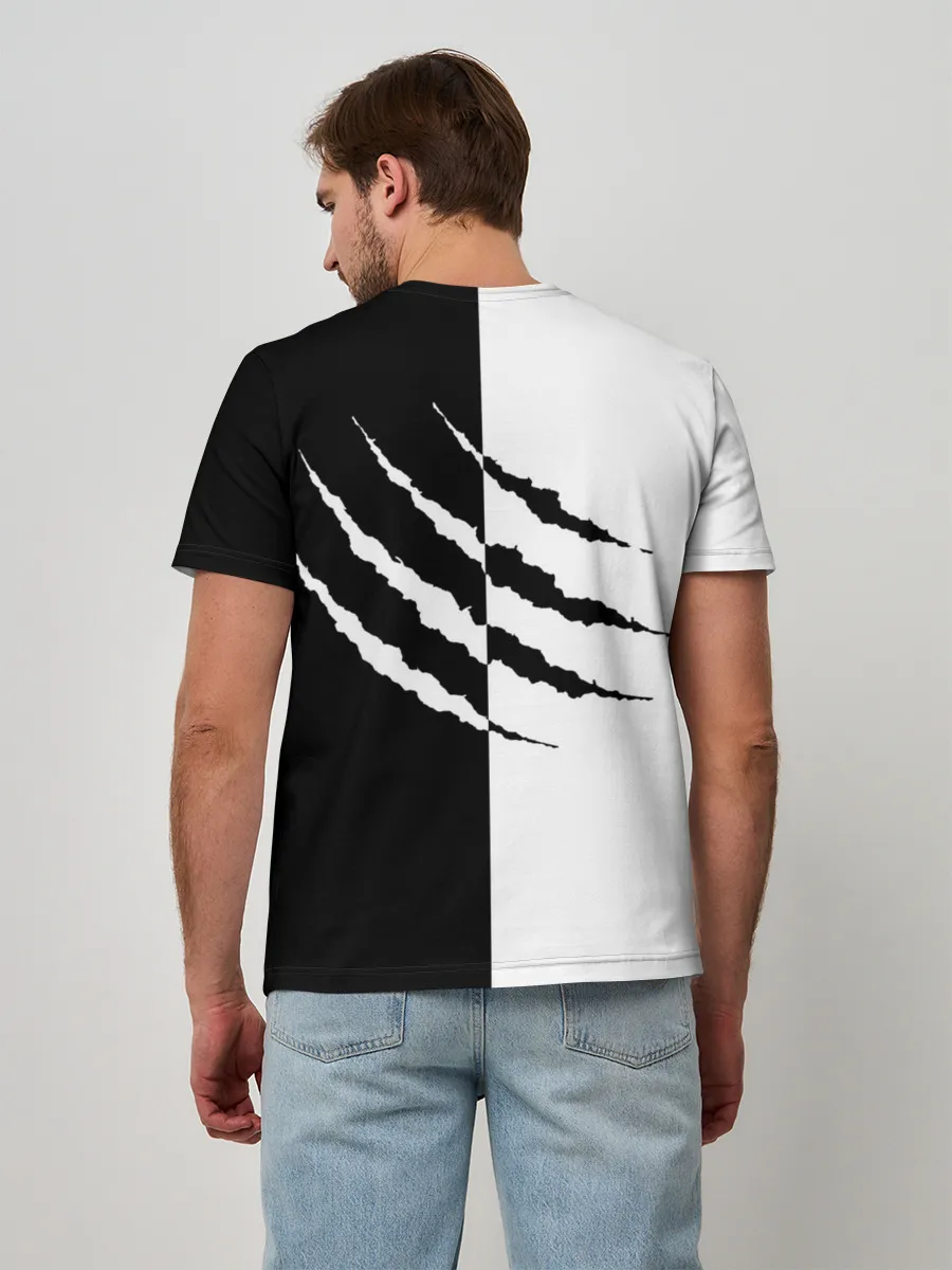 Мужская базовая футболка / След зверя