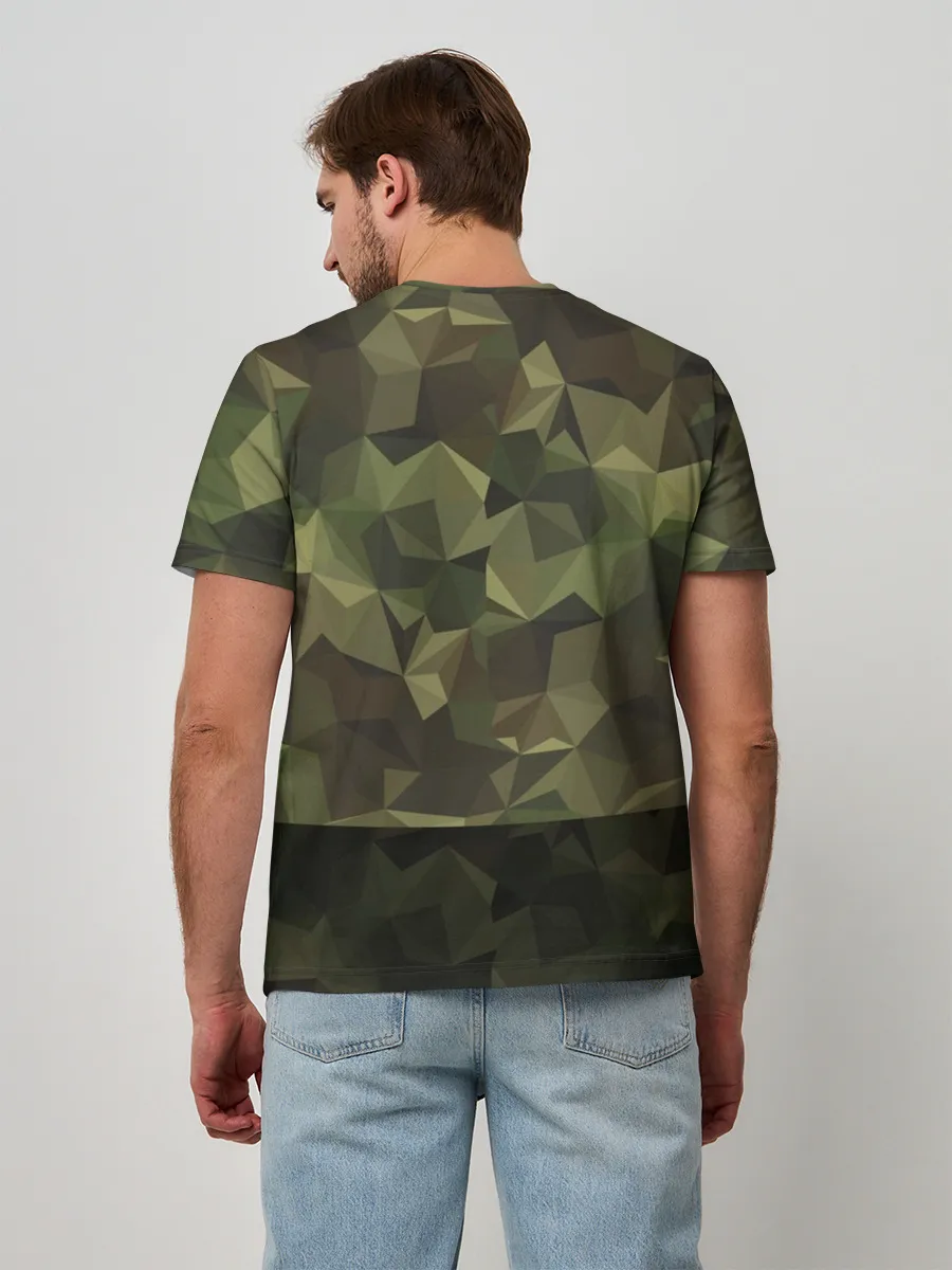 Мужская базовая футболка / Дикий доберман