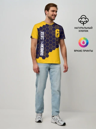 Мужская базовая футболка / RAINBOW SIX SIEGE / РАДУГА 6