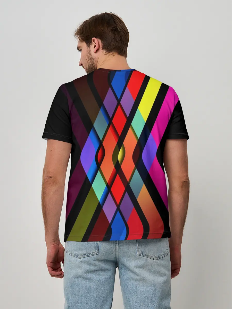 Мужская базовая футболка / Пересечение