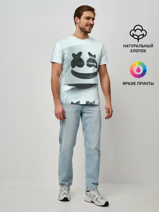 Мужская базовая футболка / MARSHMELLO | МАРШМЕЛЛО
