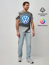 Мужская базовая футболка / Volkswagen metalic 2018