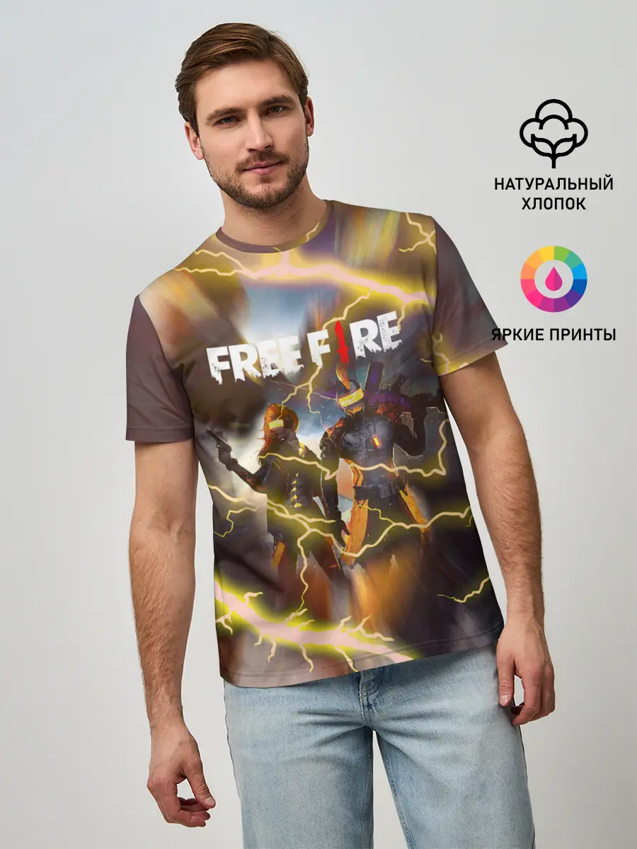 Мужская базовая футболка / FREEFIRE | ФРИФАЕР