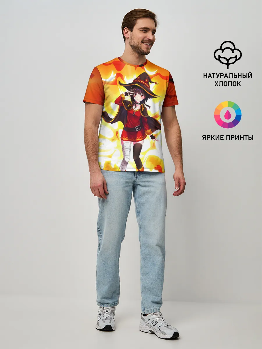 Мужская базовая футболка / MeguminKonoSuba
