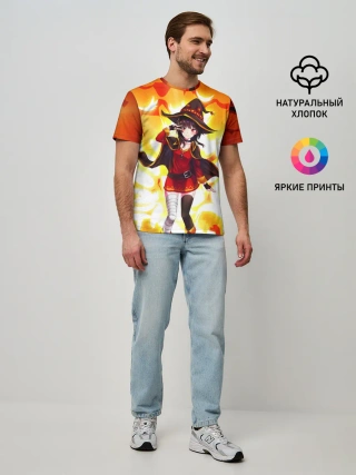 Мужская базовая футболка / MeguminKonoSuba