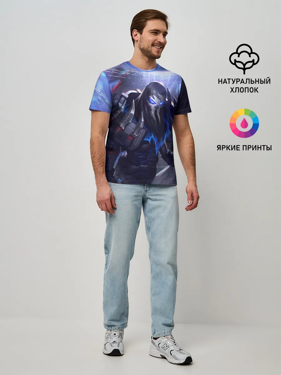 Мужская базовая футболка / League of legends Pyke