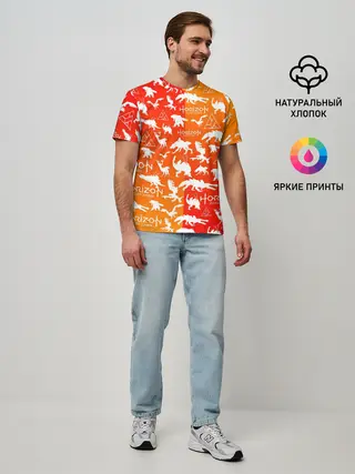 Мужская базовая футболка / HORIZON ZERO DAWN