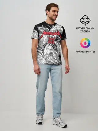 Мужская базовая футболка / Metallica