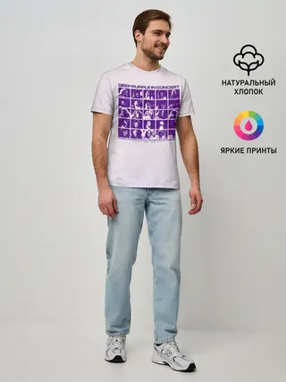 Мужская базовая футболка / Deep Purple in Concert