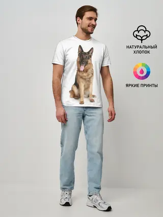 Мужская базовая футболка / Верный друг