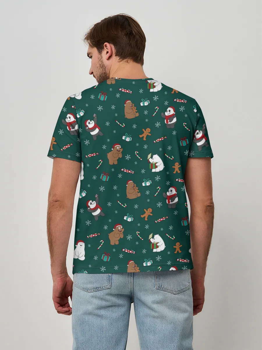 Мужская базовая футболка / We Bare Bears