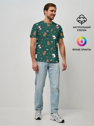 Мужская базовая футболка / We Bare Bears