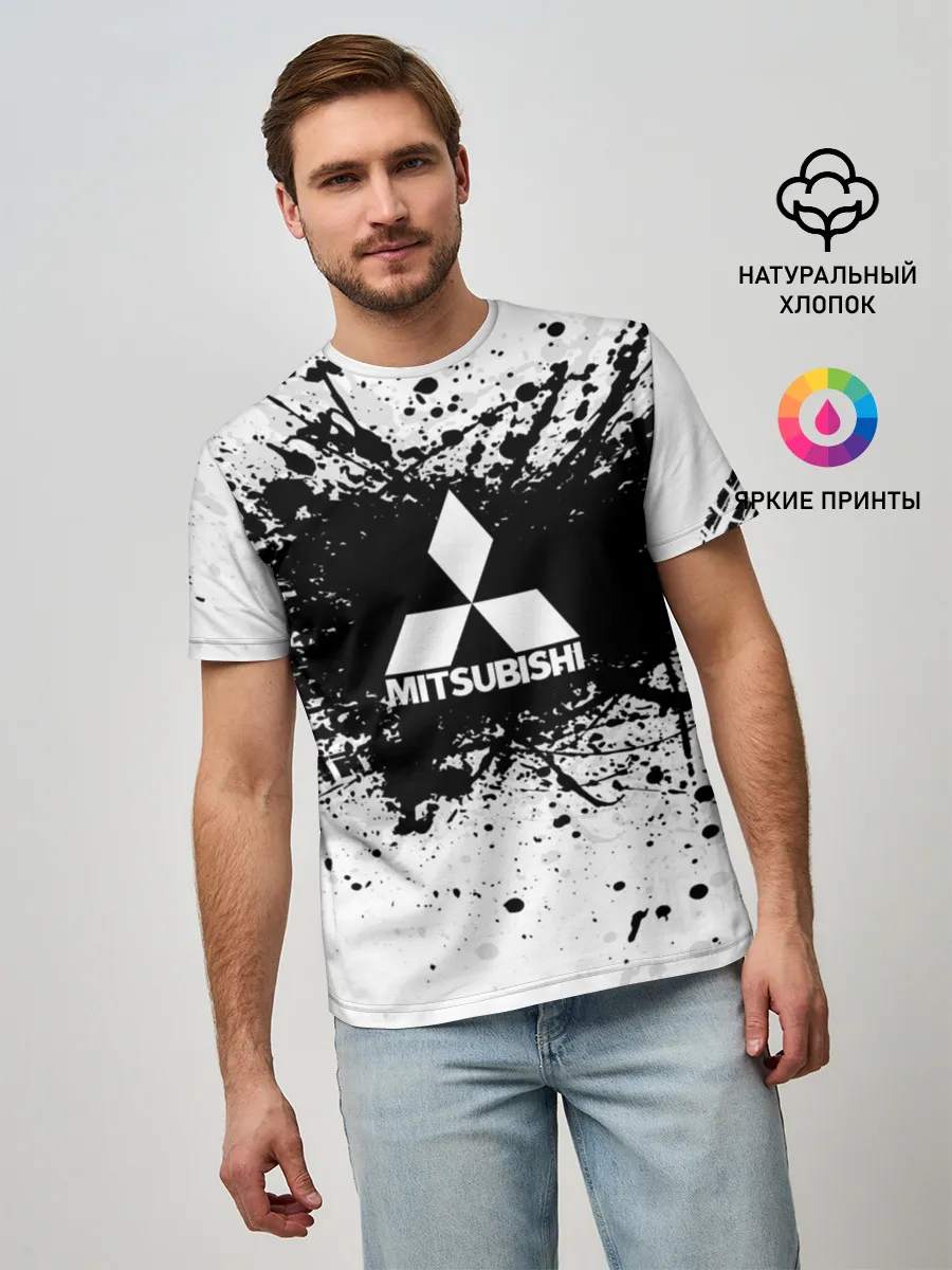 Мужская базовая футболка / Mitsubishi
