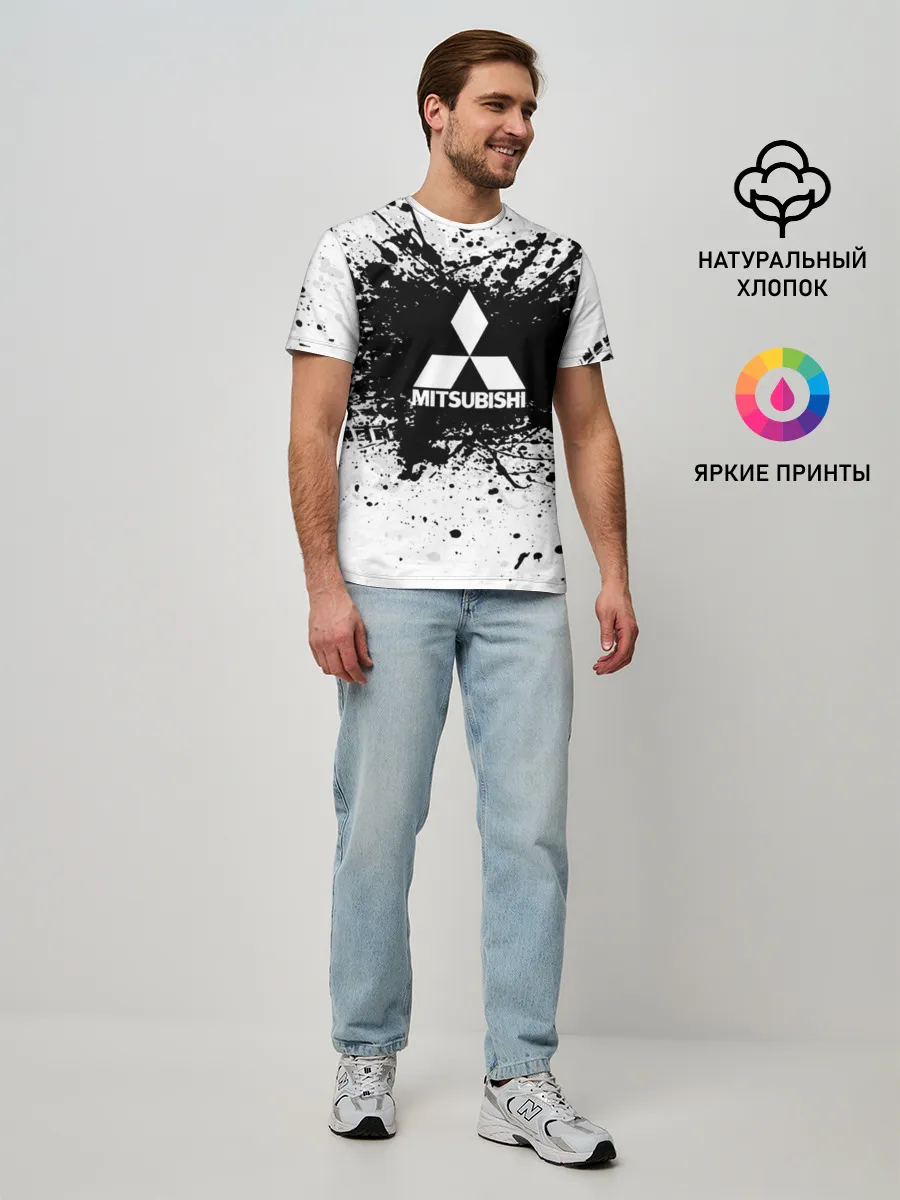 Мужская базовая футболка / Mitsubishi