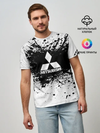 Мужская базовая футболка / Mitsubishi