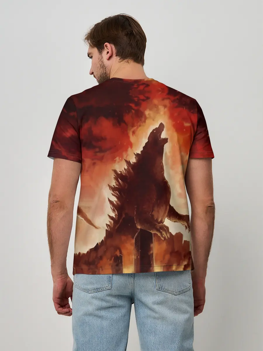 Мужская базовая футболка / GODZILLA