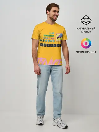 Мужская базовая футболка / Вайс Сити