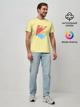 Мужская базовая футболка / ПросТой РисуНок