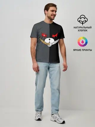 Мужская базовая футболка / KUROKUMA x MONOKUMA