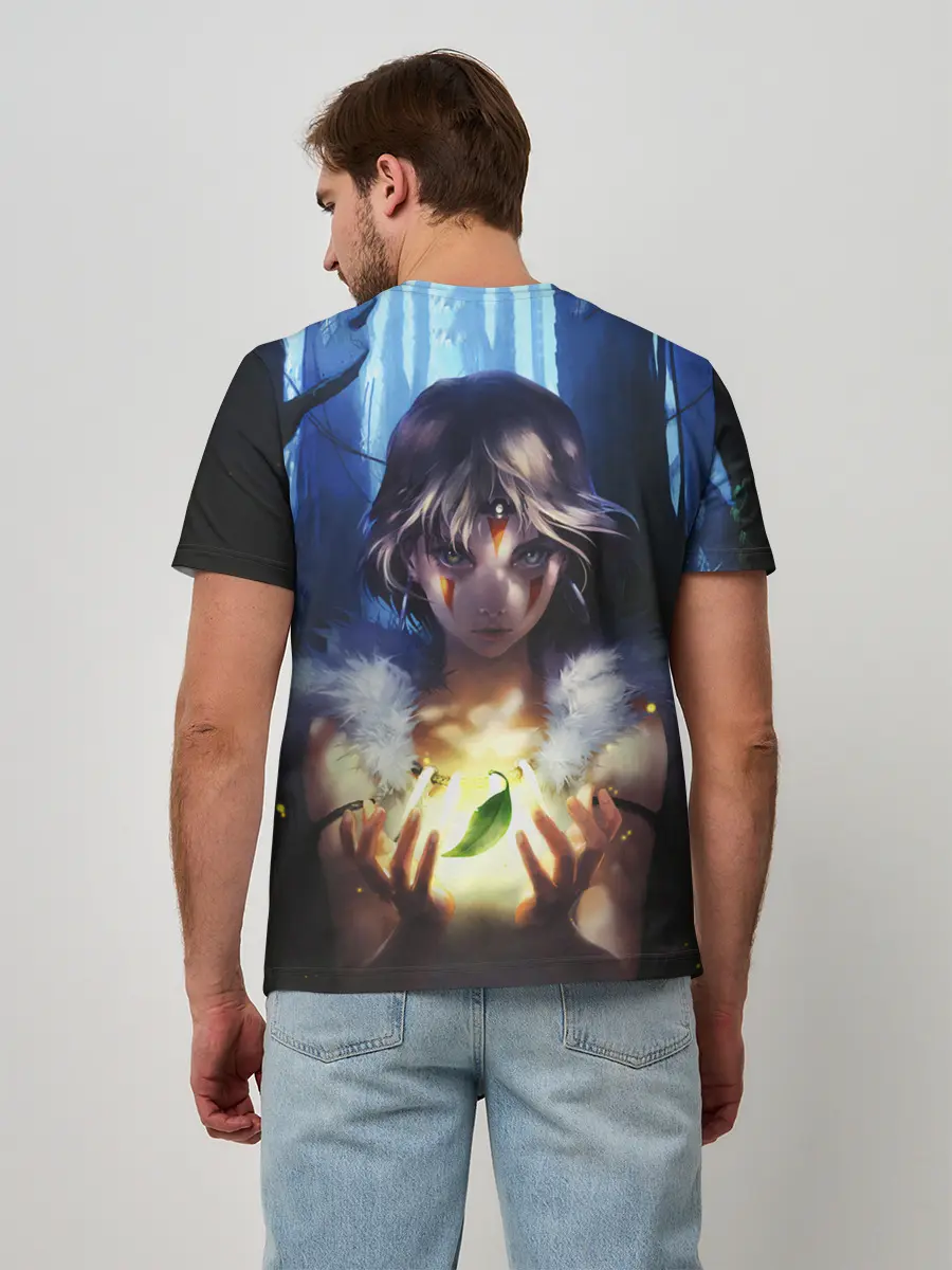 Мужская базовая футболка / Принцесса Мононоке