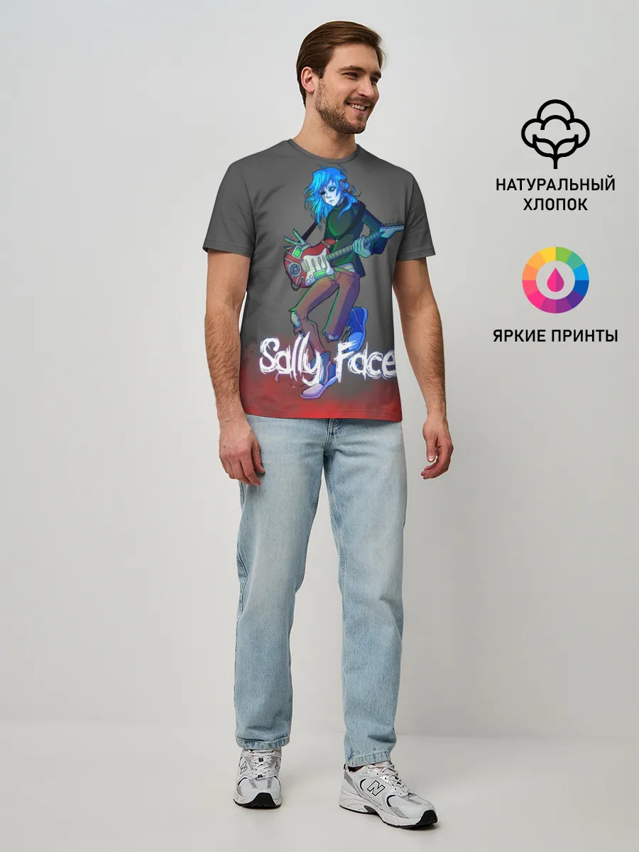 Мужская базовая футболка / Sally Face