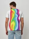 Мужская базовая футболка / Радуга