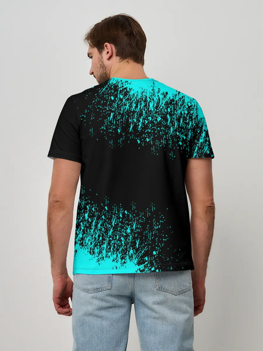 Мужская базовая футболка / Краска