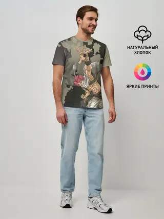 Мужская базовая футболка / Хвост феи