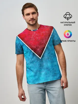 Мужская базовая футболка / Grunge