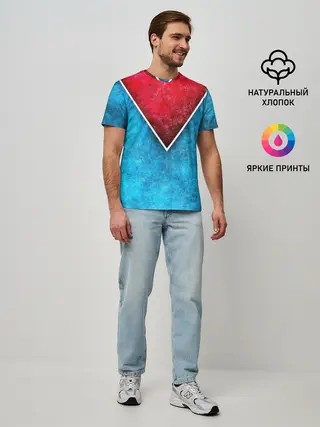 Мужская базовая футболка / Grunge