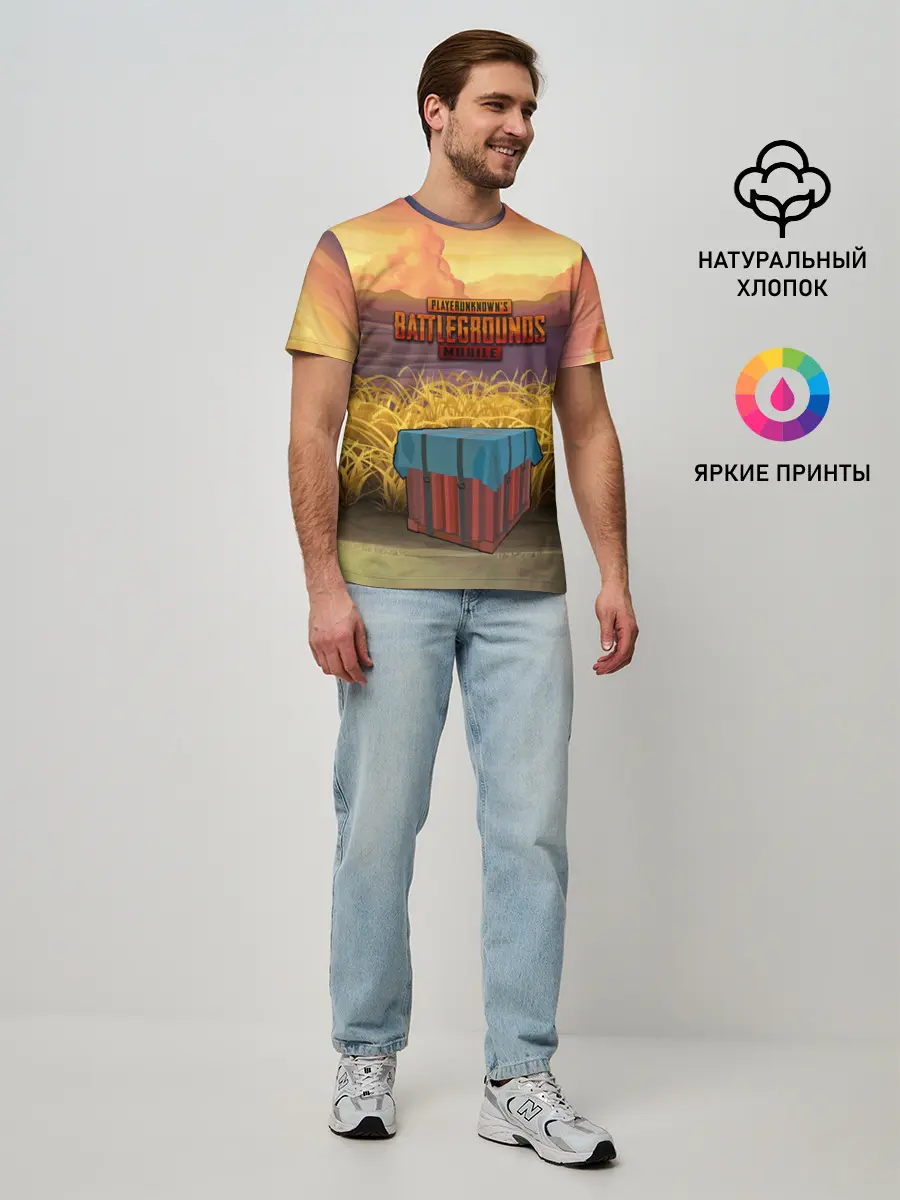 Мужская базовая футболка / PUBG MOBILE