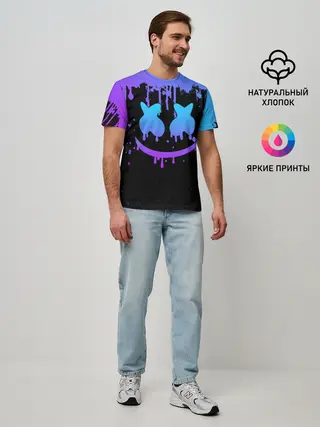 Мужская базовая футболка / MARSHMELLO