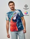 Мужская базовая футболка / Попугай