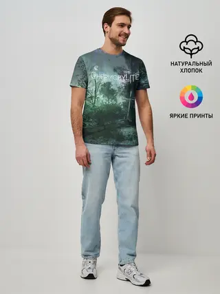 Мужская базовая футболка / Chernobylite игровой арт