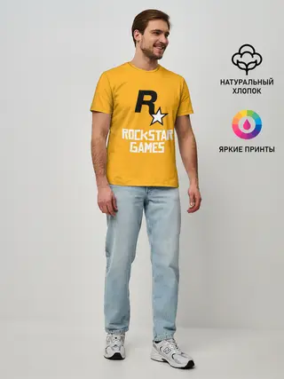 Мужская базовая футболка / Рокстар