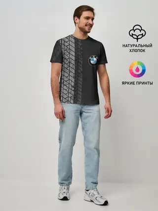 Мужская базовая футболка / BMW