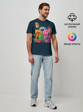 Мужская базовая футболка / UglyDolls. Куклы с характером