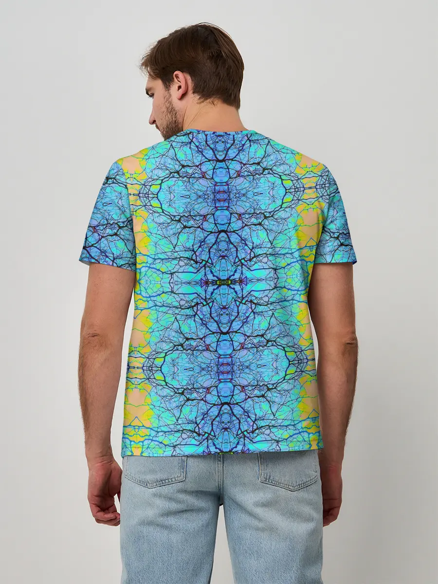 Мужская базовая футболка / Психоделика