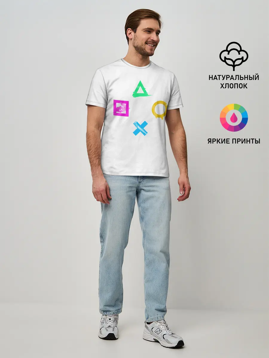 Мужская базовая футболка / GAMEPAD